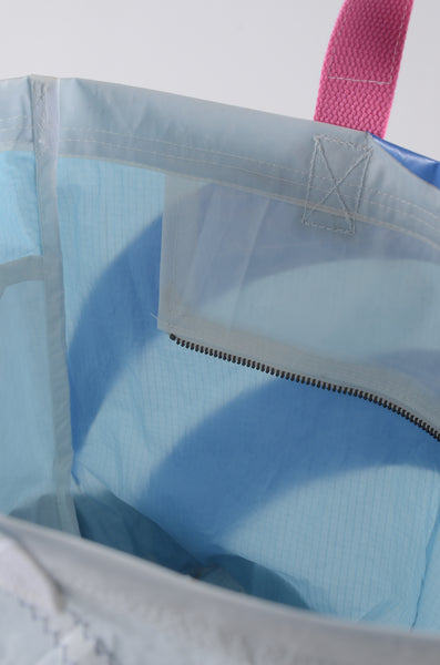 Beach Bag | Medium | Liner | Wave | Zipper