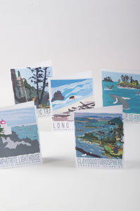 Art Cards | 5x7 | Ucluelet Travel Set